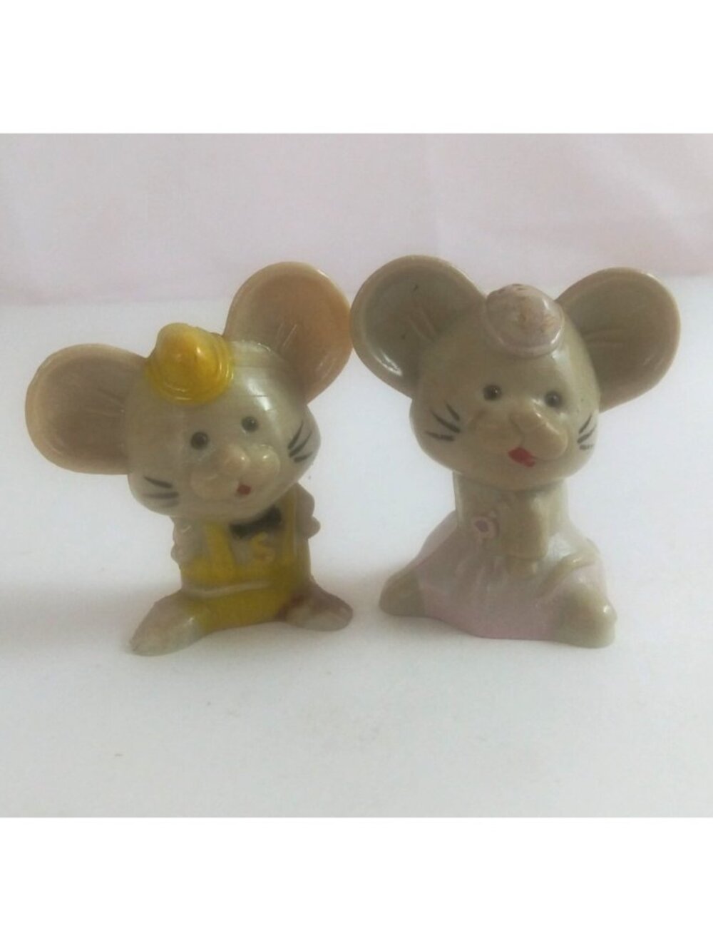 Vintage JSNY Anthropomorphic Mice Salt & Pepper Shakers Hong Kong